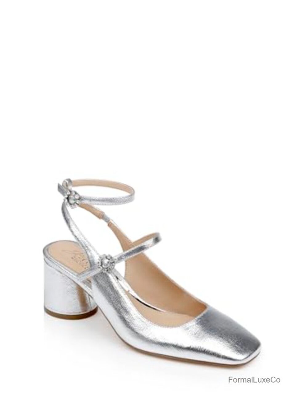 Block Heel Round Toe Mary Jane Dress Pump